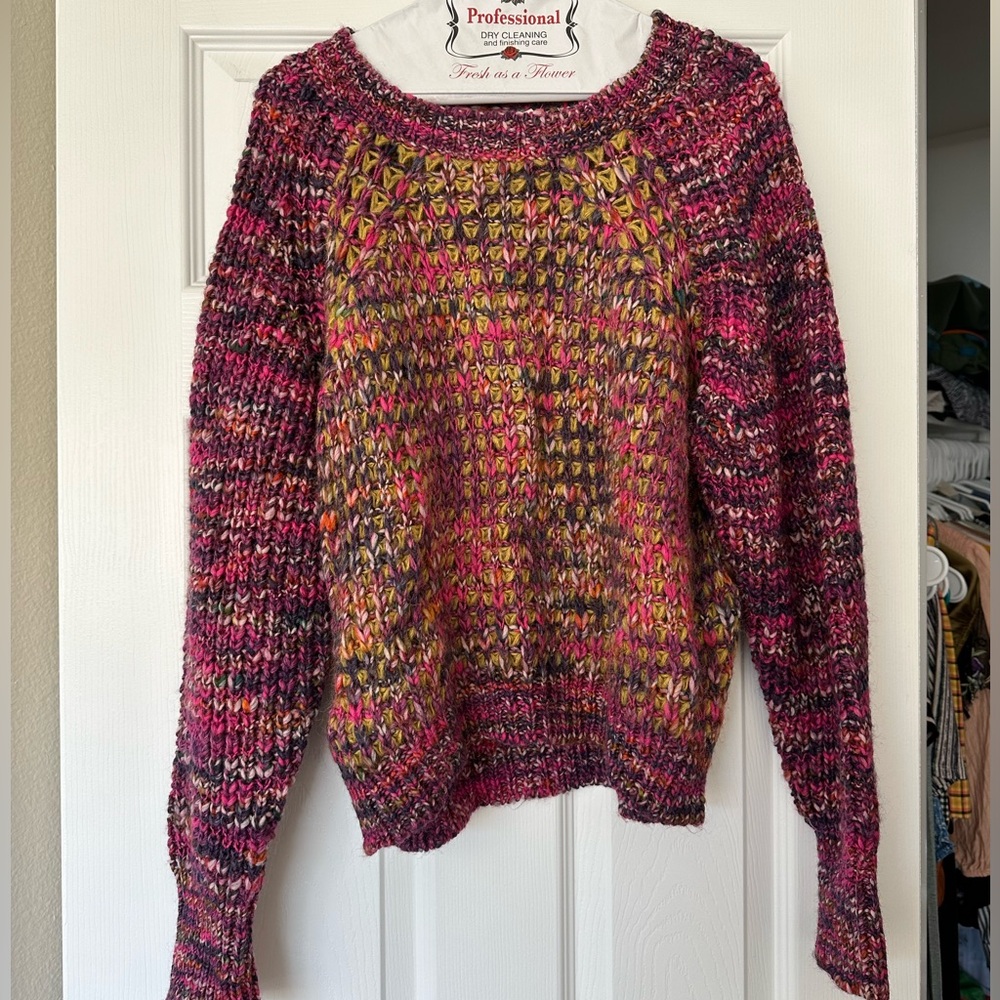 NWT Anthropologie Moth Sweater | Anthropologie knit sweater | pink knit sweater